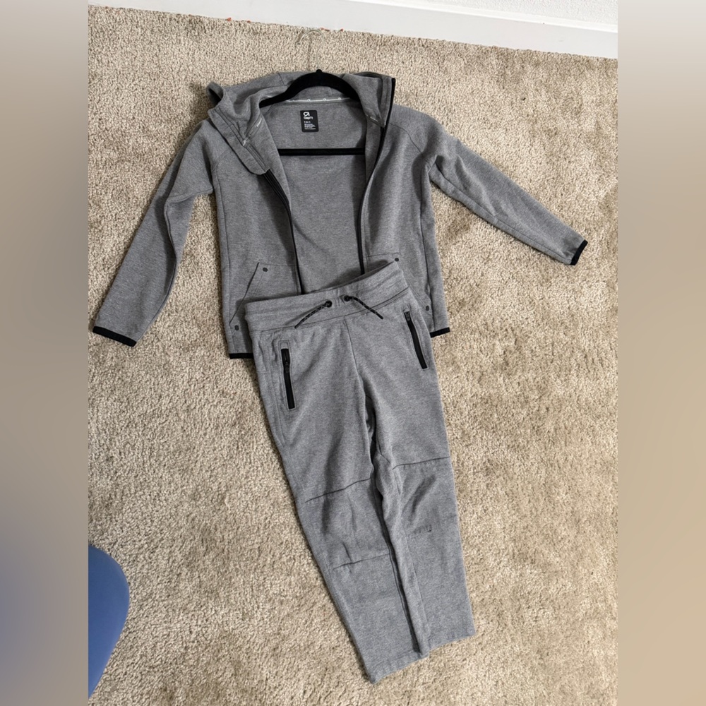 Gap Fit Gray Hoodie and Jogger Set